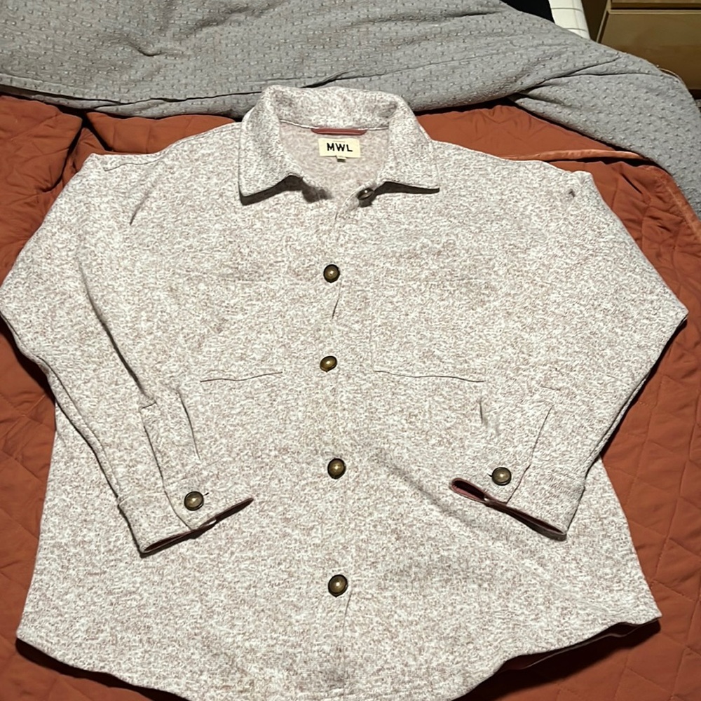 Madewell MWL comfy button down shirt